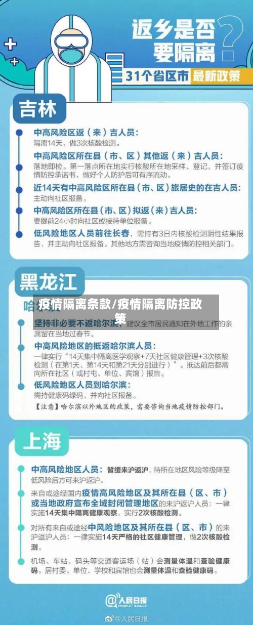 疫情隔离条款/疫情隔离防控政策