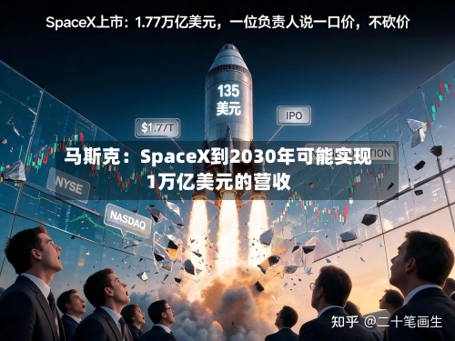 马斯克：SpaceX到2030年可能实现1万亿美元的营收