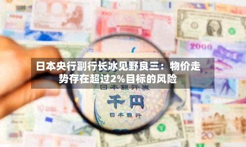 日本央行副行长冰见野良三：物价走势存在超过2%目标的风险