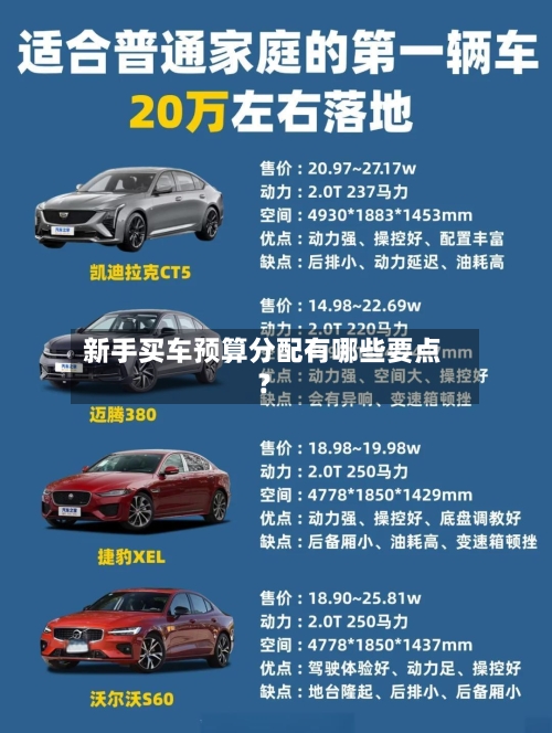 新手买车预算分配有哪些要点？