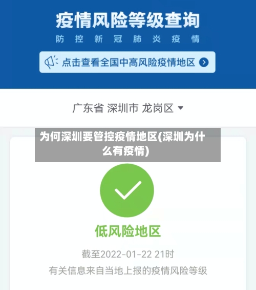 为何深圳要管控疫情地区(深圳为什么有疫情)
