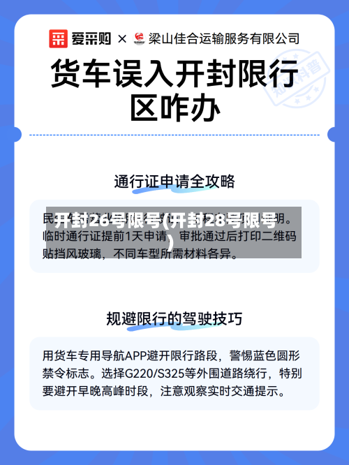 开封26号限号(开封28号限号)