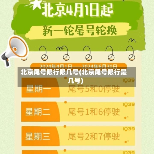北京尾号限行限几号(北京尾号限行是几号)