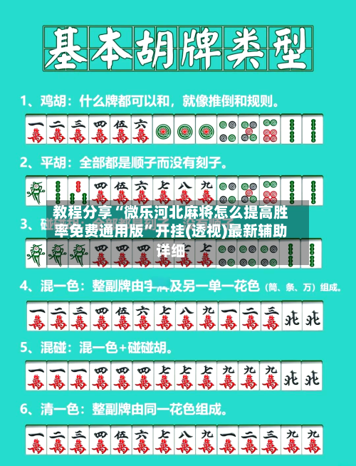 教程分享“微乐河北麻将怎么提高胜率免费通用版”开挂(透视)最新辅助详细