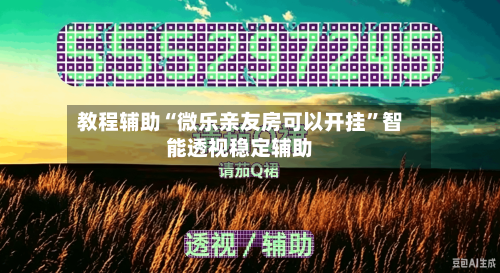 教程辅助“微乐亲友房可以开挂”智能透视稳定辅助