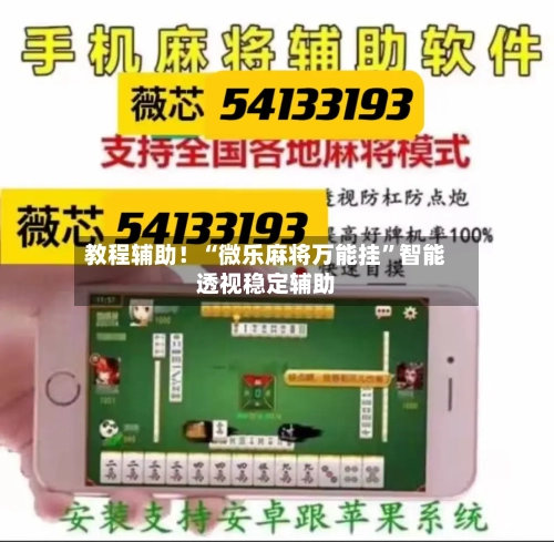 教程辅助！“微乐麻将万能挂”智能透视稳定辅助