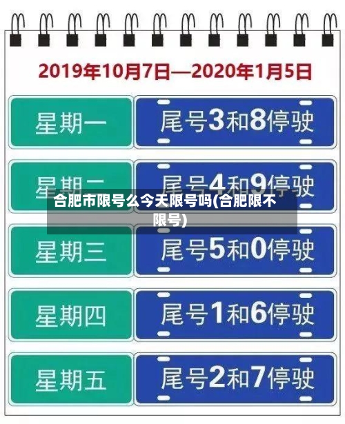 合肥市限号么今天限号吗(合肥限不限号)