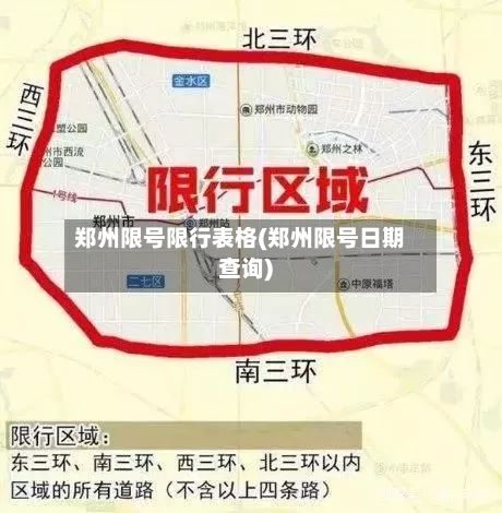 郑州限号限行表格(郑州限号日期查询)