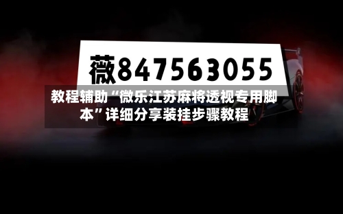 教程辅助“微乐江苏麻将透视专用脚本”详细分享装挂步骤教程