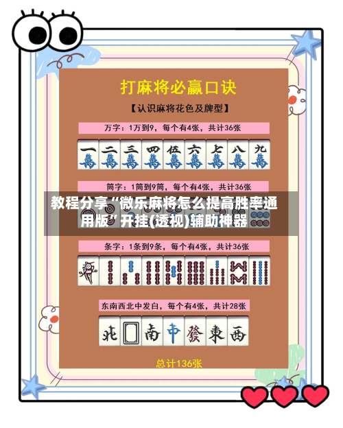 教程分享“微乐麻将怎么提高胜率通用版”开挂(透视)辅助神器