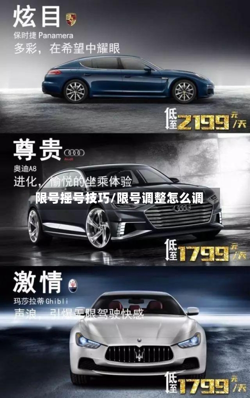 限号摇号技巧/限号调整怎么调