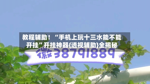 教程辅助！“手机上玩十三水能不能开挂”开挂神器{透视辅助}全揭秘