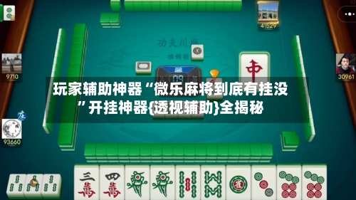 玩家辅助神器“微乐麻将到底有挂没”开挂神器{透视辅助}全揭秘