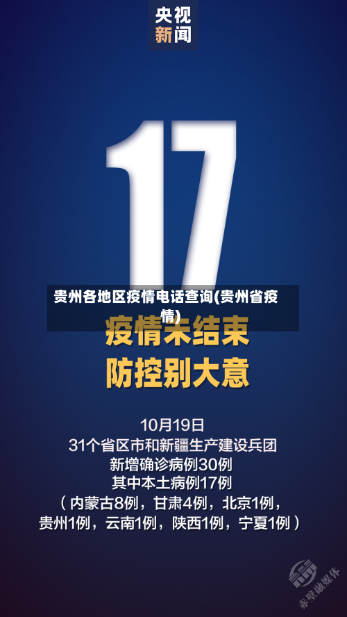 贵州各地区疫情电话查询(贵州省疫情)