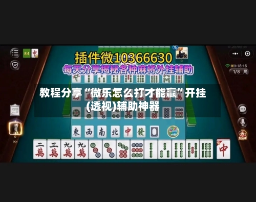教程分享“微乐怎么打才能赢”开挂(透视)辅助神器