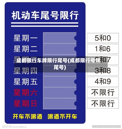 成都限行车牌限行尾号(成都限行号牌尾号)