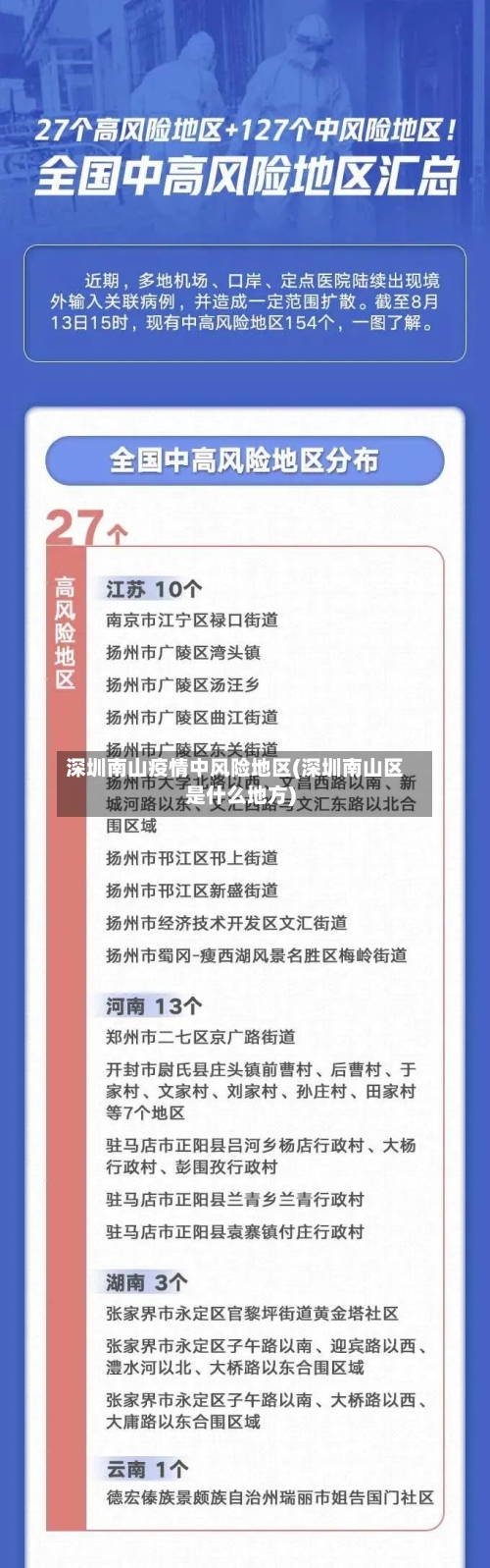 深圳南山疫情中风险地区(深圳南山区是什么地方)