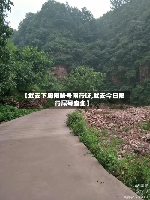 【武安下周限啥号限行呀,武安今日限行尾号查询】
